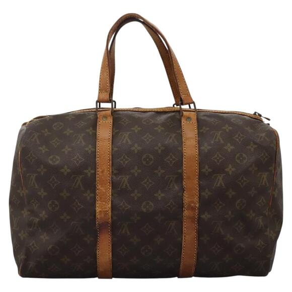 LOUIS VUITTON Monogram Sac Souple 45 Boston Bag M41624 - Picture 3 of 12
